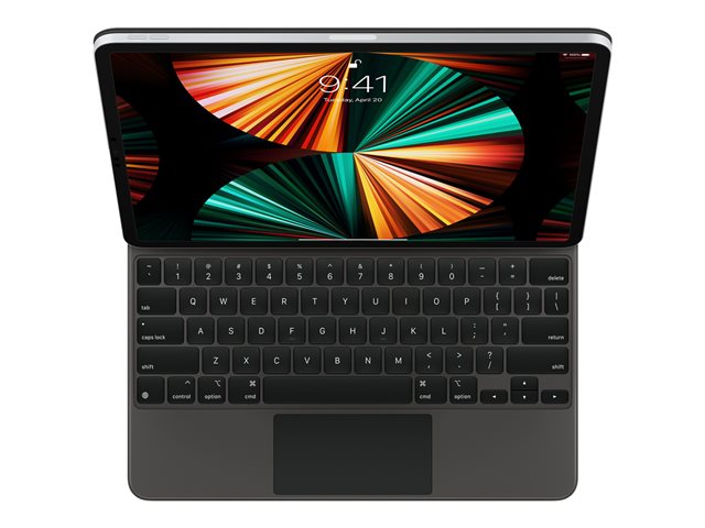 Apple Magic Keyboard - Keyboard and folio case - with trackpad - backlit - Apple Smart connector - QWERTY - Italian - black - for Apple 12.9-inch iPad Pro (3rd gen, 4th gen, 5th gen, 6th gen), 13-inch iPad Air (M2)