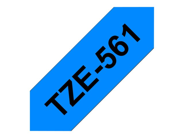 Brother TZe-561 - Black on blue - Roll (3.6 cm x 8 m) 1 cassette(s) laminated tape - for P-Touch PT-3600, 550, 9500, 9600, 9700, 9800, D800, P900, P950, P-Touch Cube XP PT-910