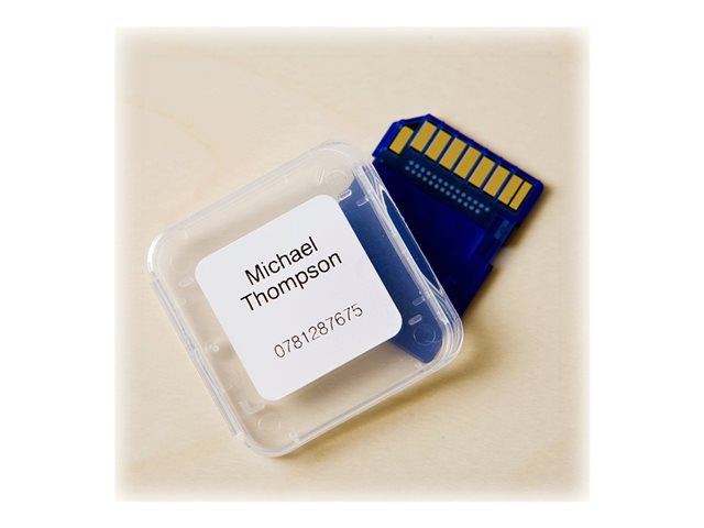 Brother DK-11221 - Black on white - 23 x 23 mm 1000 label(s) labels - for Brother QL-1050, 1060, 1110, 500, 550, 560, 570, 580, 600, 650, 700, 710, 720, 820