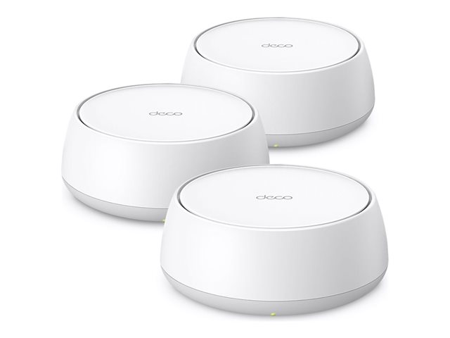 TP-Link Deco BE25 V1 - Wi-Fi system - (3 routers) - mesh 1GbE, 2.5GbE, Wi-Fi 7 Dual Band