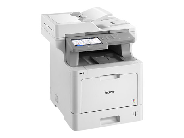 Brother MFC-L9570CDW - Multifunction printer - colour - laser - 215.9 x 355.6 mm (original) - A4/Legal (media) - up to 31 ppm (copying) - up to 31 ppm (printing) - 300 sheets - 33.6 Kbps - USB 2.0, Gigabit LAN, Wi-Fi(n), USB host, NFC