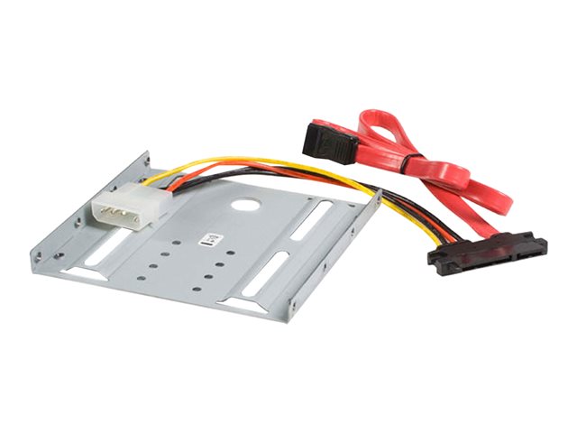StarTech.com SSD Mounting Bracket - Solid Metal - 2.5in to 3.5 Hard Drive Adapter - SSD Bracket - SSD Upgrade Kit (BRACKET25SAT) - Storage bay adapter - for P/N: 25S22M2NGFFR, S322M225R, SAT2M2NGFF25, SAT32M225, SAT32MSAT257, ST521PMINT
