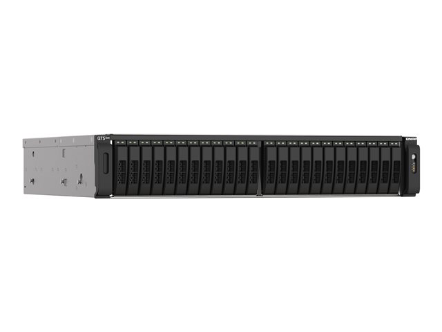 QNAP TS-H2490FU - NAS server - 24 bays - rack-mountable - PCI Express 3.0 x4 (NVMe) - RAID RAID 0, 1, 5, 6, 10, 50, 60, JBOD - RAM 128 GB - 25 Gigabit Ethernet - iSCSI support