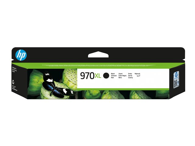 HP 970XL - High Yield - black - original - ink cartridge - for Officejet Pro X451dn, X451dw, X476dn MFP, X476dw MFP, X551dw, X576dw MFP