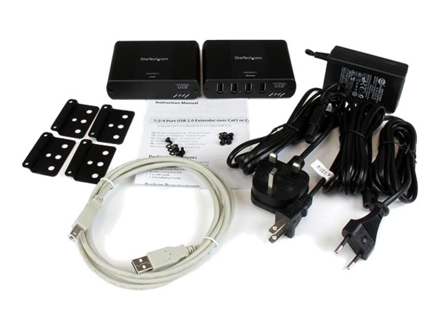 StarTech.com Newer version is USB2004EXT2NA - USB Over Ethernet Extender - 4 Port - Cat5 or Cat6 - Up to 330' - USB Over CAT5 Extender (USB2004EXT2) - USB extender - USB, USB 2.0 - 4 ports - up to 100 m - for P/N: 35FCREADBK3