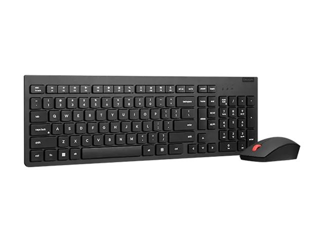 Lenovo Essential Wireless Combo Gen 2 - Keyboard and mouse set - wireless - 2.4 GHz - German - black
