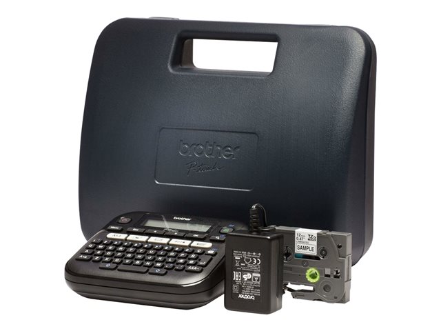 Brother P-Touch PT-D210VP - Labelmaker - B/W - thermal transfer - Roll (1.2 cm) - 180 dpi - up to 20 mm/sec - 2 line printing
