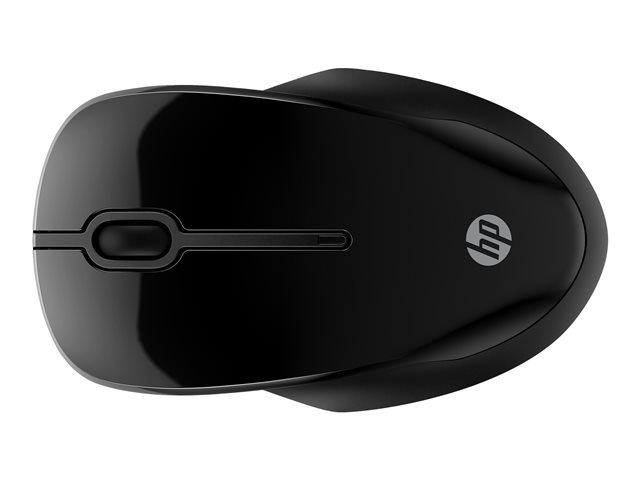 HP 250 - Mouse - optical - 3 buttons - wireless - 2.4 GHz, Bluetooth 5.0 - black