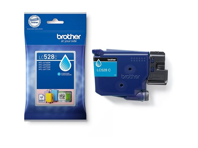 LC528C Cyan Ink Cartridge # Single Pack.