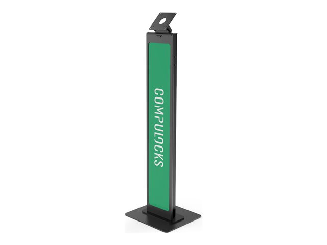 Compulocks VESA Brandable Floor Stand - Stand - for tablet - aluminium - black - mounting interface: VESA - floor-standing