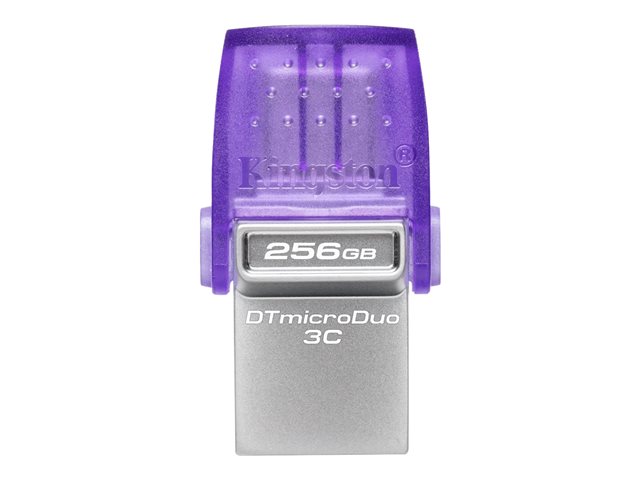 Kingston DataTraveler microDuo 3C - USB flash drive - 256 GB - USB 3.2 Gen 1 / USB-C