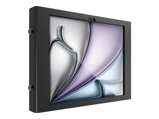 Compulocks iPad Air M2 13\" (2024), Apex Secured Enclosure Wall Mount - Enclosure - for tablet - glass mount, space - lockable - high-grade aluminium - black - screen size: 13\" - mounting interface: 100 x 100 mm - wall-mountable - for Apple 13-inch iP