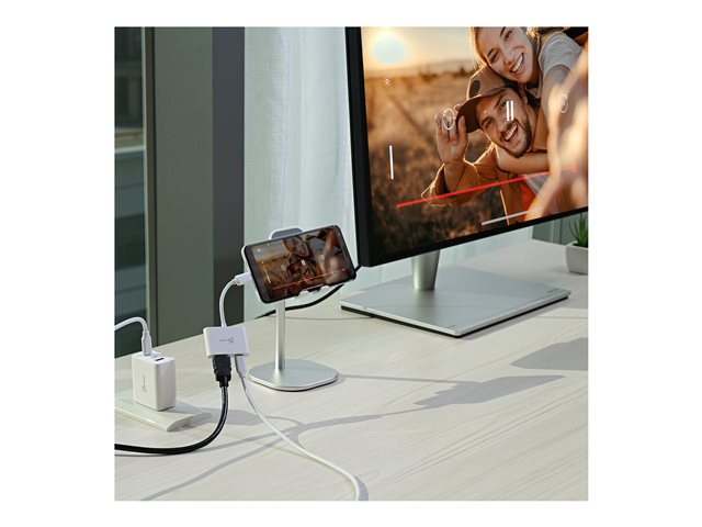 USB-C TO 4K HDMI ADAPTER ADAPTER WITH PO