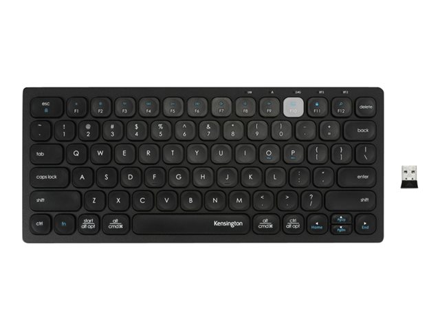 Kensington - Keyboard - wireless - 2.4 GHz, Bluetooth 3.0, Bluetooth 5.0 - Belgium