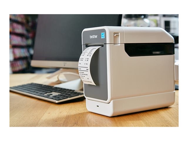 Brother TD-2125NWB - Label printer - direct thermal - Roll (6.3 cm) - 203 dpi - up to 152.4 mm/sec - Bluetooth 5.2, serial, USB 2.0, LAN, Wi-Fi(n), USB 2.0 host