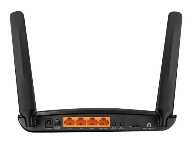 TP-Link TL-MR6400 4G LTE - V4 - wireless router - WWAN 4-port switch 2.4 GHz
