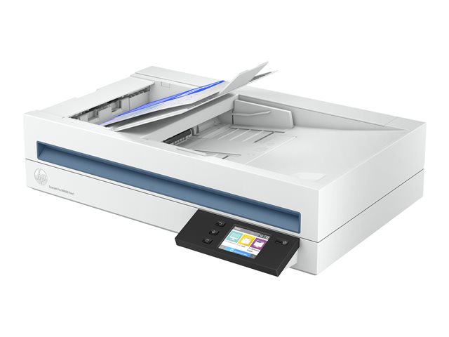 HP Scanjet Pro N4600 fnw1 - Document scanner - Contact Image Sensor (CIS) - Duplex - 216 x 5362 mm - 600 dpi x 1200 dpi - up to 40 ppm (mono) / up to 40 ppm (colour) - ADF (100 sheets) - up to 6000 scans per day - USB 3.0, Gigabit LAN, Wi-Fi(n)