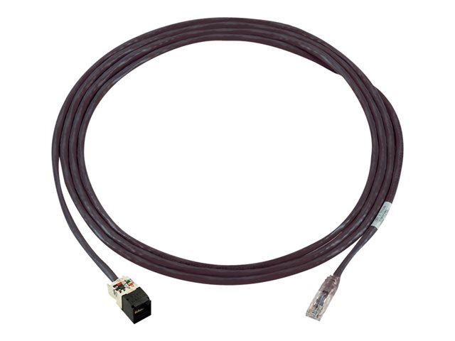 Panduit SmartZone G5 - Patch extension cable - RJ-45 (M) to RJ-45 (F) - 3.353 m - indoor - black