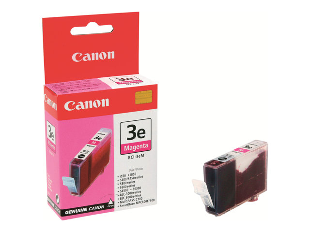 Canon BCI-3EM - 13 ml - magenta - original - ink tank - for BJC-6200, i550, 6500, 850, S400, 500, 520, 530, 630, 6300, 750, SmartBase MPC400, MPC600