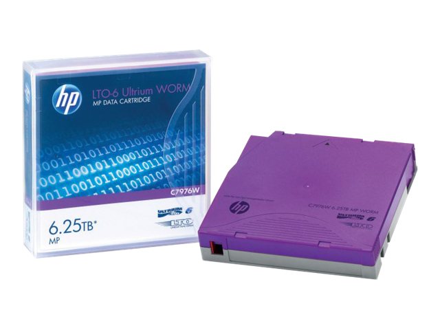 HPE - LTO Ultrium WORM 6 - 2.5 TB / 6.25 TB - write-on labels - purple - for StorageWorks SAS Rack-Mount Kit