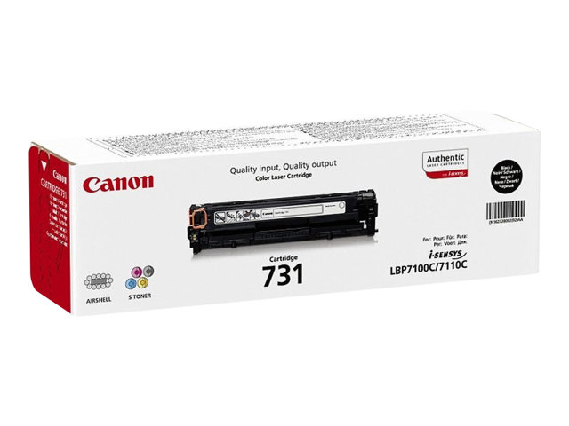 Canon 731 BK - Black - original - toner cartridge - for i-SENSYS MF623Cn, MF628Cw