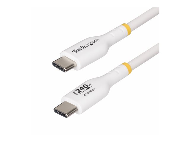 StarTech.com 3m USB C Charging Cable, USB-IF Certified USB-C Cable, 240W - USB cable - 24 pin USB-C (M) to 24 pin USB-C (M) - USB 2.0 - 48 V - 5 A - 3 m - USB Power Delivery (240W), extended power range (EPR), Power Delivery 3.1 support, halogen-free