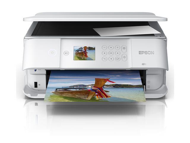 Epson Expression Premium XP-6105 - Multifunction printer - colour - ink-jet - A4/Legal (media) - up to 15.8 ppm (printing) - 100 sheets - USB, USB host, Wi-Fi - white