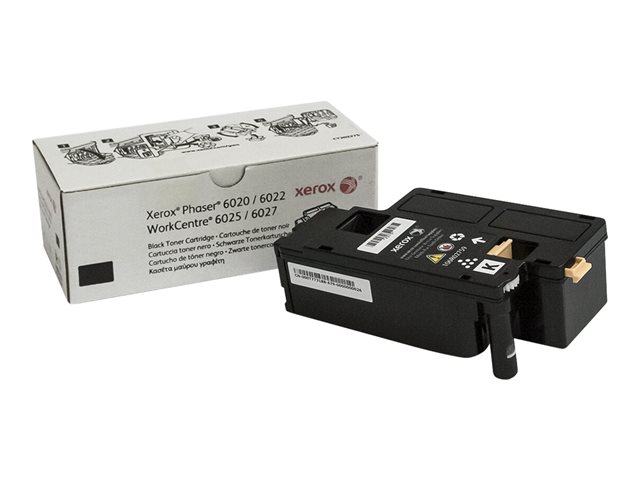Xerox WorkCentre 6027 - Black - original - toner cartridge - for Phaser 6020V_BI, 6022/NI, 6022V_NI, WorkCentre 6025V_BI, 6027/NI, 6027V_NI