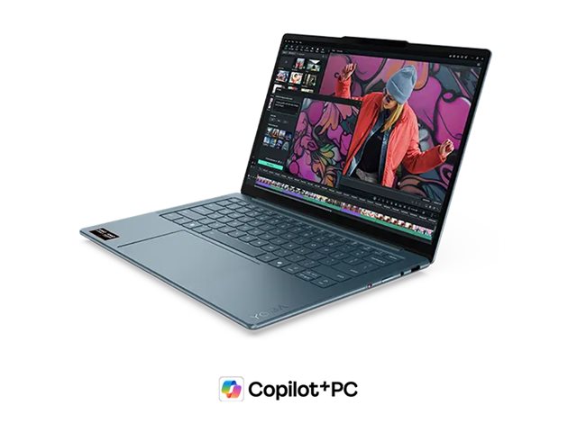 Lenovo Yoga Slim 7 14AKP10, AMD Ryzen™ AI 7 350 (2.00GHz, 16MB), 14\" WUXGA Non-Touch, W11H64 Benelux WE (EN/FR/DE/NL), 16.0GB, 1x512GB SSD M.2 2242 PCIe Gen4 TLC, Tidal Teal, AMD Radeon™ 860M, BT 5.4,Wi-Fi 7 2x2 BE, 1080P FHD, 4 Cell Li-ion 70Wh, 2Co