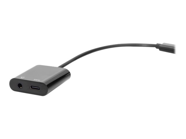 TYPE-C SPLITTER CABLE3.5MM+TYPEC M/F/F 0.2M 5A10GB BL