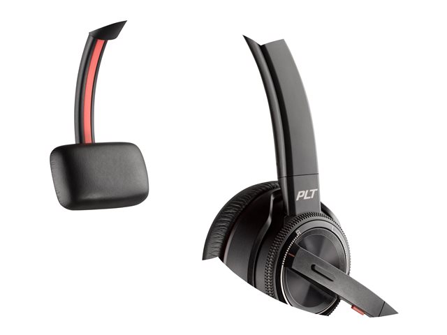 Poly Savi 8210-M Office DECT 1880-1900 MHz Single Ear Headset EMEA - INTL English - Euro plug - Replaces Poly SKU 207322-02