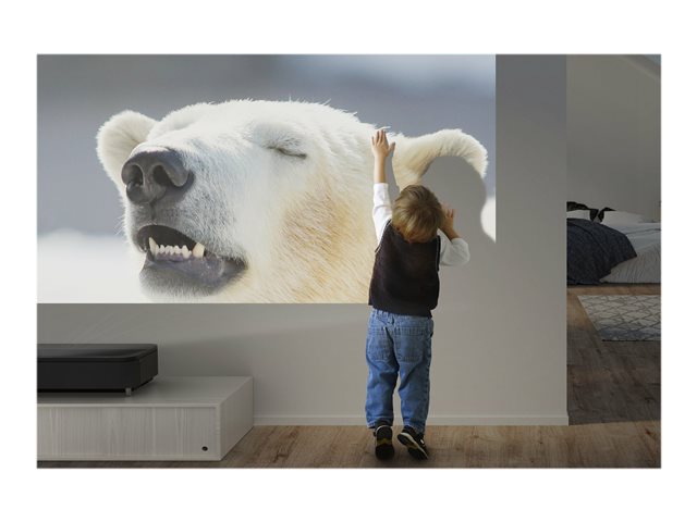 Epson EH-LS800B - 3LCD projector - 4000 lumens (white) - 4000 lumens (colour) - 3840 x 2160 (3 x 1920 x 1080) - 16:9 - 4K - ultra short-throw fixed lens - 802.11ac wireless - black - Android TV