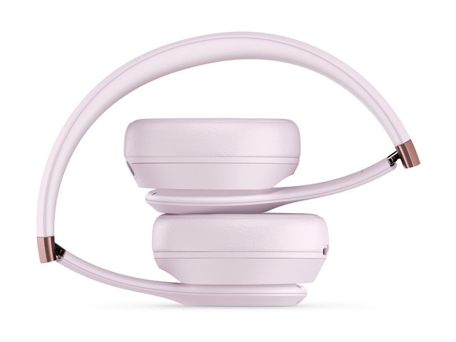 Beats Solo 4 - Headphones with mic - on-ear - Bluetooth - wireless - 3.5 mm jack, USB-C - noise isolating - pink cloud