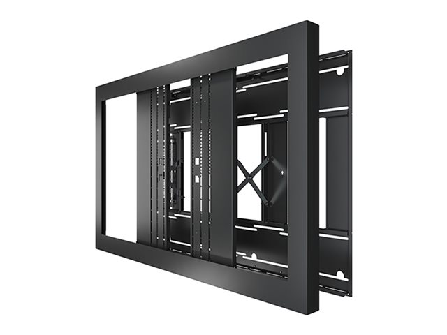 Chief Impact 75\" On-Wall Kiosk Enclosure - Landscape - Black - Enclosure - landscape - for digital signage panel - black - screen size: 75\" - wall-mountable
