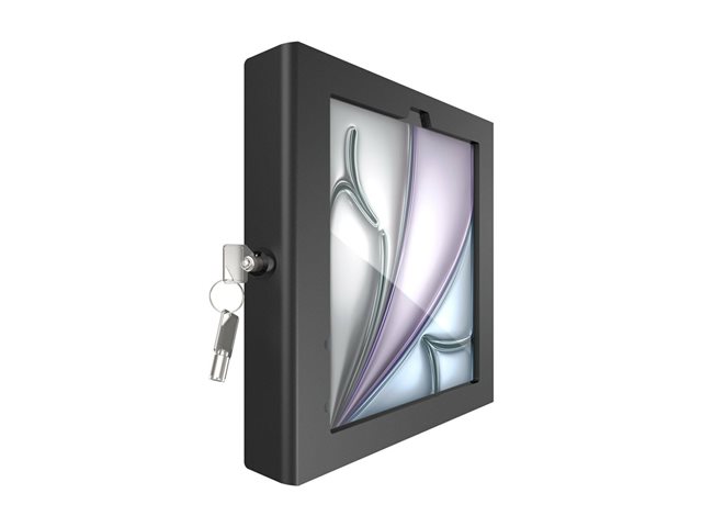 Compulocks iPad Air M2 11\" (2024), Apex Enclosure Tilting Stand 8\" - Mounting kit (stand, enclosure) - for tablet - lockable - metal frame - black - screen size: 11\" - mounting interface: 100 x 100 mm - wall-mountable - for Apple 11-inch iPad Air (M2)