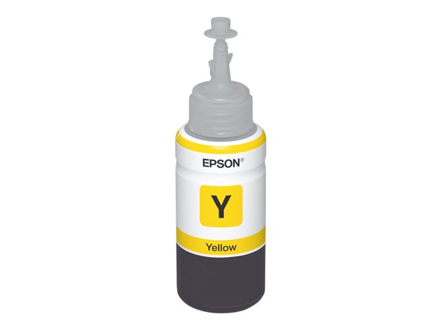 Epson T6644 - 70 ml - yellow - original - ink refill - for EcoTank ET-14000, ET-16500, ET-2500, ET-2550, ET-2600, ET-2650, ET-3600, ET-4500, ET-4550