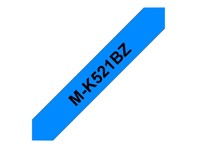 Brother M-K521BZ - Black on blue - Roll (0.9 cm x 8 m) 1 pcs. printer tape - for P-Touch PT-55, PT-55P, PT-65, PT-65LB, PT-65SB, PT-90