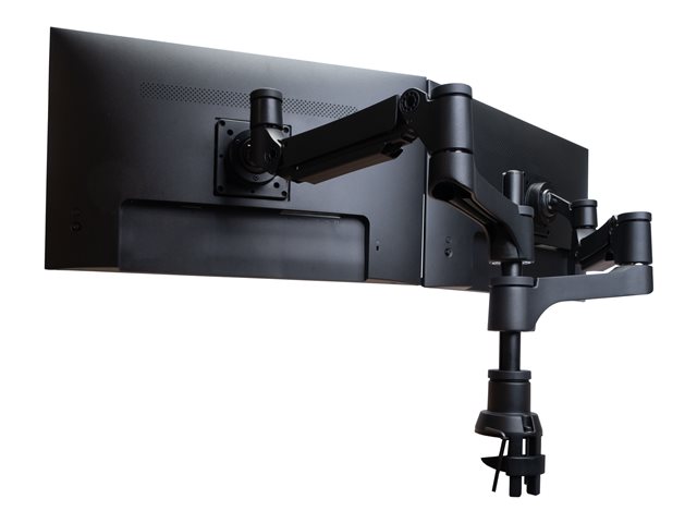 Caparo 4 Twin Monitor Arm  gas spring  3-9 kg  dynamic  silver