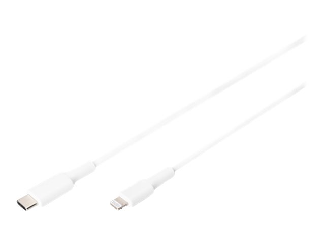 USB CHARGER/DATA CABLE LIGHTNING - USB-C M/M 1.0M METAL PVC MFI CE BL