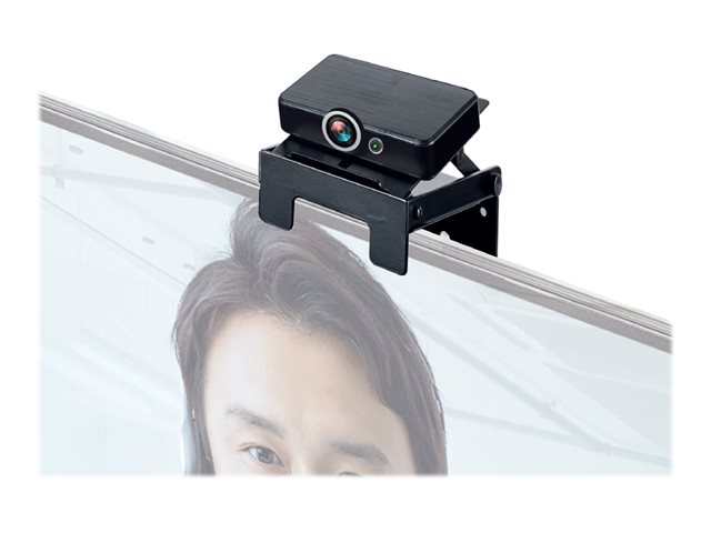 B-TECH - Mounting kit (shelf) - for video conference camera - black - on top of flat-panel