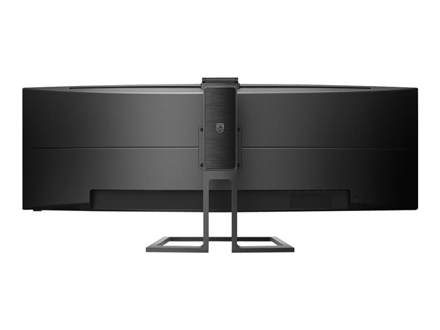 Philips Brilliance P-line 499P9H - LED monitor - curved - 49\" (48.8\" viewable) - 5120 x 1440 Dual Quad HD @ 60 Hz - VA - 450 cd/m² - 3000:1 - DisplayHDR 400 - 5 ms - 2xHDMI, DisplayPort, USB-C - speakers - textured black