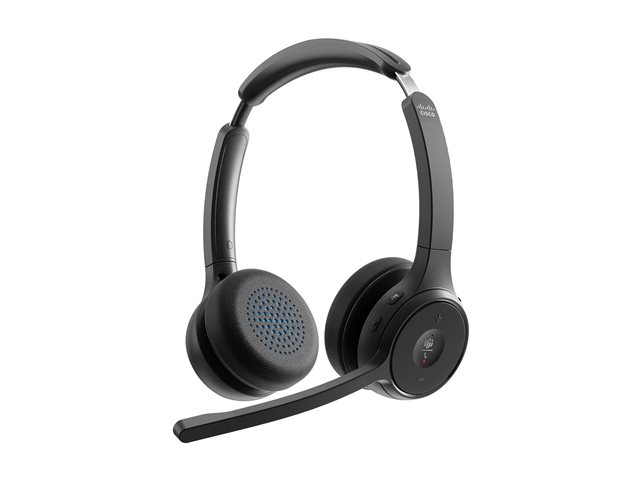 Cisco Headset 722 - Headset - on-ear - Bluetooth - wireless - carbon black - Cisco Webex Certified