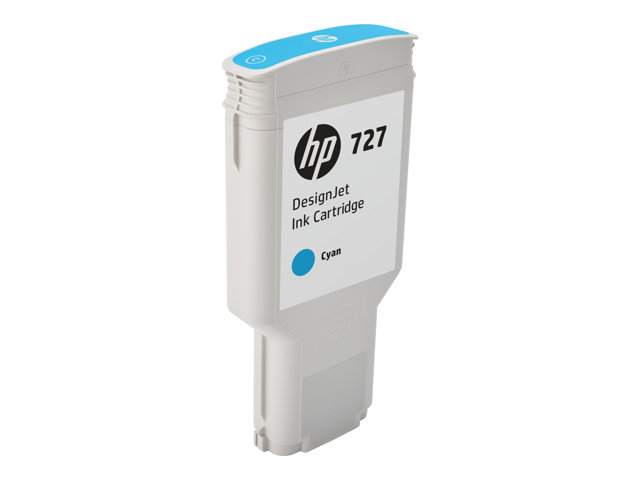 HP 727 - 300 ml - high capacity - cyan - original - DesignJet - ink cartridge - for DesignJet T1500, T1530, T2500, T2530, T920, T930