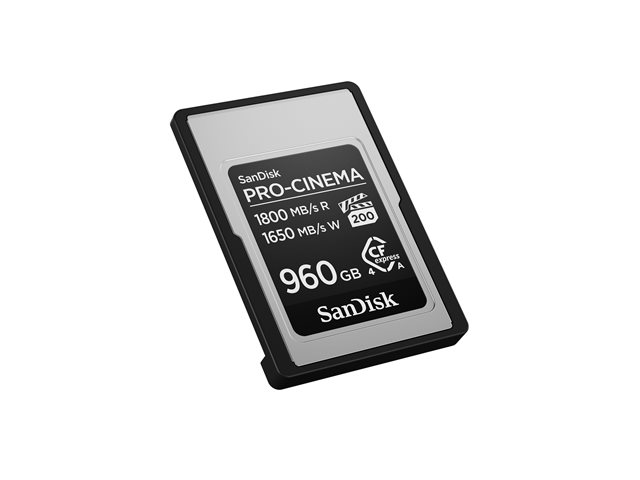 PRO-CINEMA CFexpress Type A Card 960GB