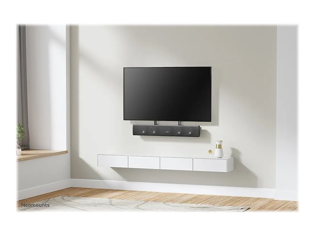 Neomounts AWL29-750BL1 - Mounting kit (mount) - for sound bar - black - above the screen, below the screen