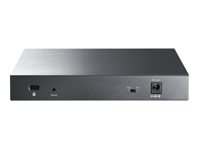 TP-Link TL-RP108GE - Switch - Managed - 7 x 10/100/1000 (PoE input) + 1 x 10/100/1000 (PoE output) - desktop - Reverse PoE