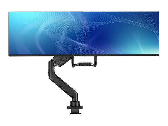 Neomounts DS75-450BL2 - Mounting kit (articulating arm, grommet clamp, topfix clamp) - full-motion - for 2 LCD displays - black - screen size: 17\"-32\" - desktop