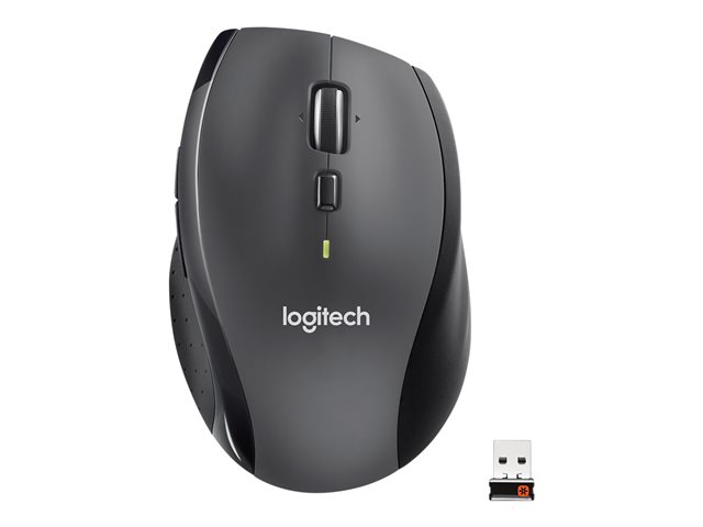 Logitech Marathon M705 - Mouse - right-handed - laser - wireless - 2.4 GHz - USB wireless receiver