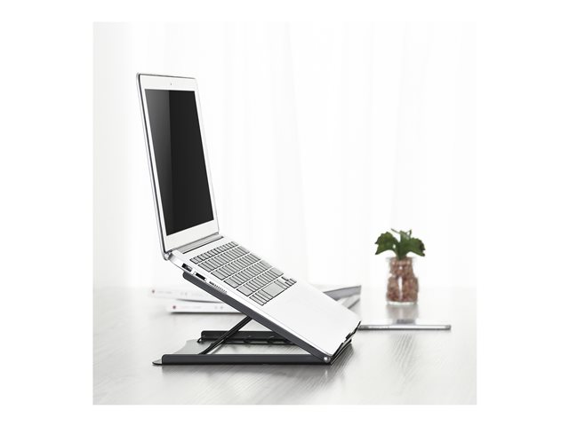 Foldable laptop stand with 5 height sett