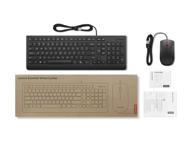 Lenovo Essential Wired Keyboard and Mous